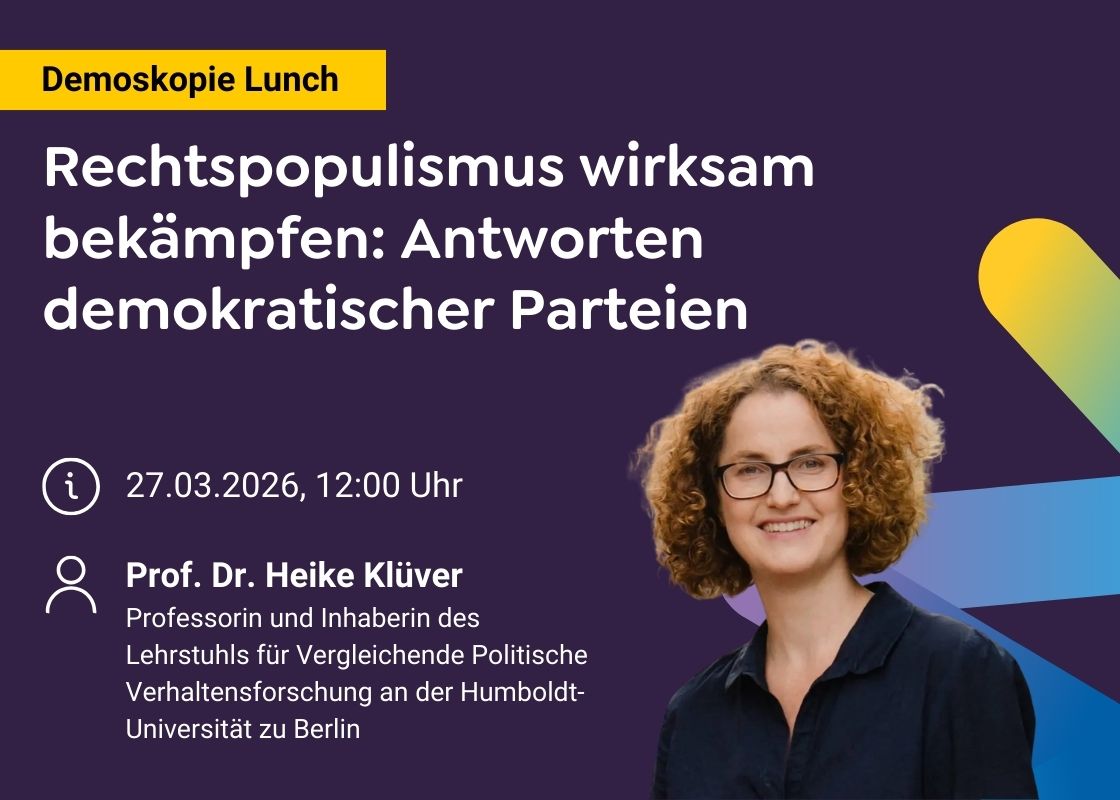 Demoskopie Lunch – Prof. Klüver